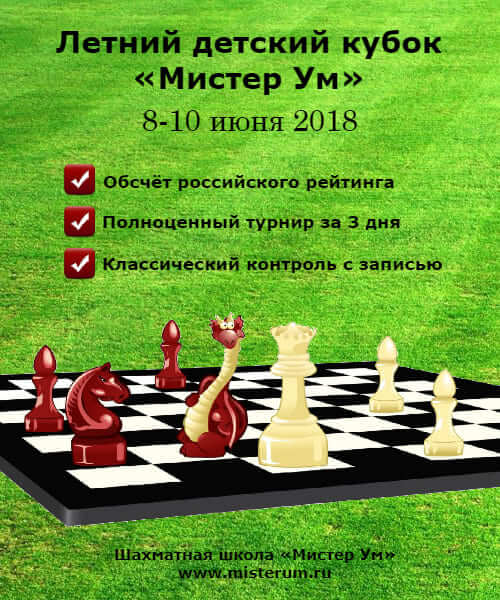 турнир по шахматам для детей